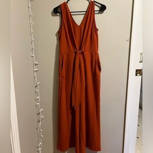 Burnt orange Jumpsuit